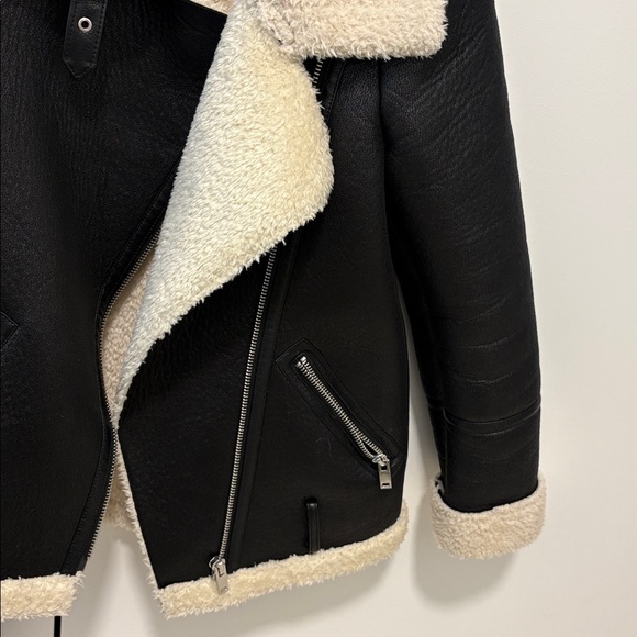 Mango Shearling Jacket - Picture 4 of 5